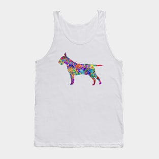 Bull Terrier dog watercolor Tank Top